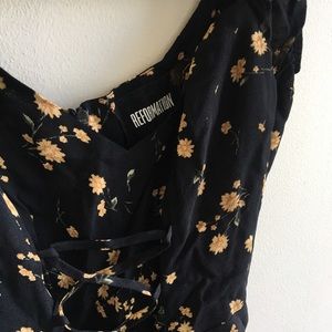 reformation october dress
